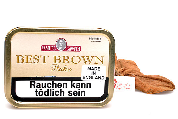 Samuel Gawith Best Brown Flake Pipe tobacco 50g Tin Samuel Gawith Best Brown Flake Pipe tobacco 50g Tin